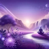 スピリチュアルと紫の調和：心と魂を癒す旅